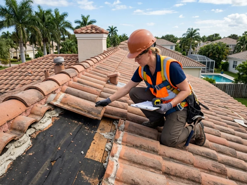 Roof inspection around roof penetrations in Coral Springs
